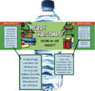 personalized christmaswater bottle labels